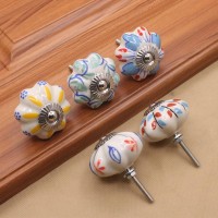 Knob Wholesale Round Decorative Dresser Cupboard Wardrobe Pull Drawer Kitchen Cabinet Furniture China Handles Door Ceramic Knob